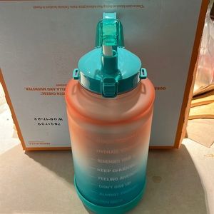 Motivational water bottle 1 gallon